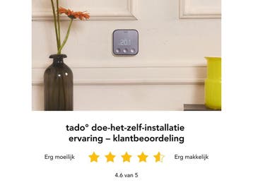 Tado Slimme Thermostaat X - Thermostaat - Bespaar tot 28%, Doe-het-zelf en Verbouw, Verwarming en Radiatoren, Verzenden, Zo goed als nieuw