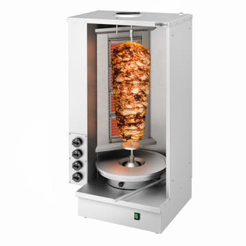 GGM Gastro | Shoarmagrill - max. 60kg - 4 branders - motor |, Verzenden