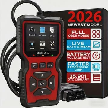 V519 Professionele OBD2 Scanner: Auto Diagnose Tool met Real, Auto diversen, Verzenden, Nieuw