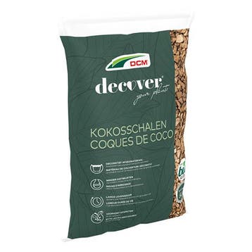 Kokosschalen | DCM | 5 liter (Natuurlijk, Bio-label), Tuin en Terras, Aarde en Mest, Verzenden