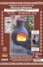 Sol-y-Yo Mexicaanse tuinkachel Jumbo 115cm grijs, Ophalen of Verzenden, Nieuw