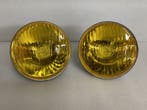 5 3/4 inch Amerikaanse koplamp met geel glas H4 lamp set 2, Ophalen of Verzenden, Nieuw