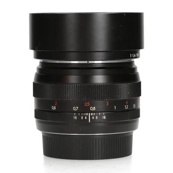Zeiss Planar 50mm f/1.4 T* ZE - Canon EF - 1 jaar garantie, Audio, Tv en Foto, Fotografie | Lenzen en Objectieven, Ophalen of Verzenden