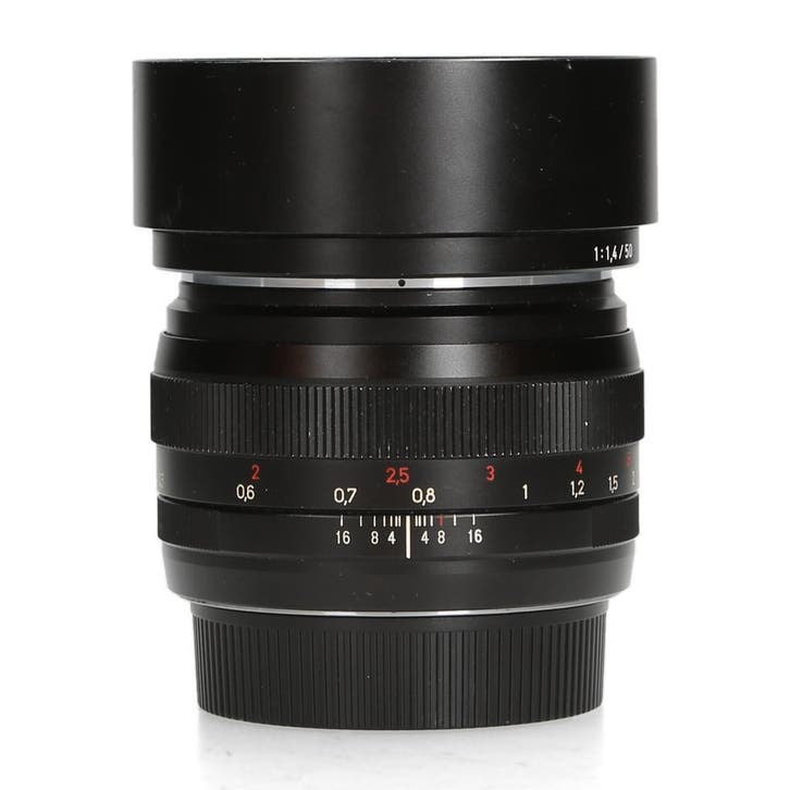 Zeiss Planar 50mm f/1.4 T* ZE - Canon EF - 1 jaar garantie, Audio, Tv en Foto, Fotografie | Lenzen en Objectieven, Zo goed als nieuw