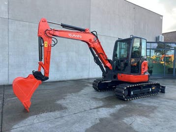 Veiling: Midigraafmachine Kubota KX155-5 Diesel 2016, Ophalen, Graafmachine