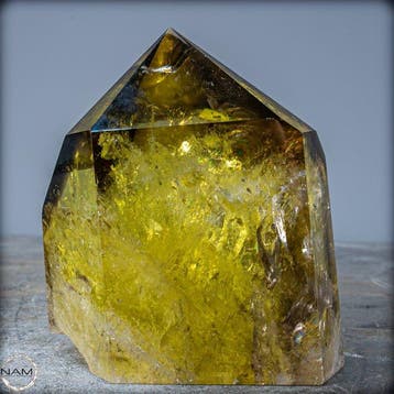 Zeldzaam transparant AAA++ citrien kristal 6458,55 ct-, Verzamelen, Mineralen en Fossielen