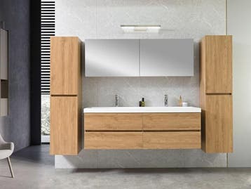 Veiling - badkamermeubel incl. spiegel/kranen 145x48cm, Huis en Inrichting, Nieuw