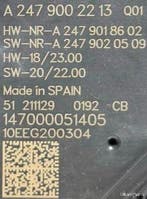 Mercedes-Benz LED module A2479002213, Ophalen, Gebruikt