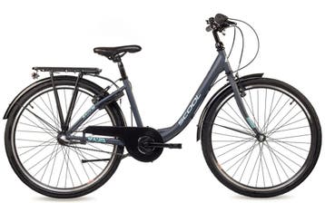 SCOOL chiX Steel 26 Dark Grey - Aqua 3-Speed 10+, Verzenden, Nieuw