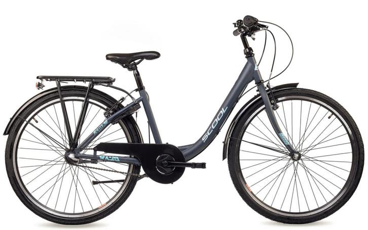 SCOOL chiX Steel 26 Dark Grey - Aqua 3-Speed 10+, Fietsen en Brommers, Fietsen | Kinderfietsjes, Nieuw, Verzenden