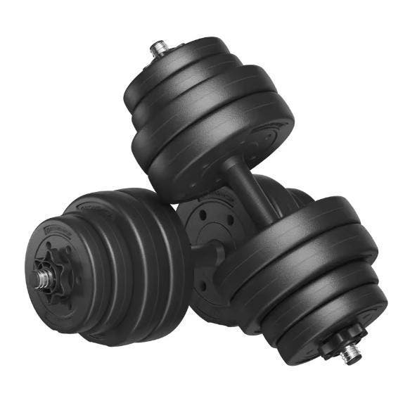 Verstelbare Dumbbell Set 30 kg 2-in-1 Halterset Thuis, Sport en Fitness, Overige Sport en Fitness, Nieuw, Verzenden