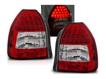LED achterlichten Red White geschikt voor Honda Civic, Verzenden, Nieuw, Honda