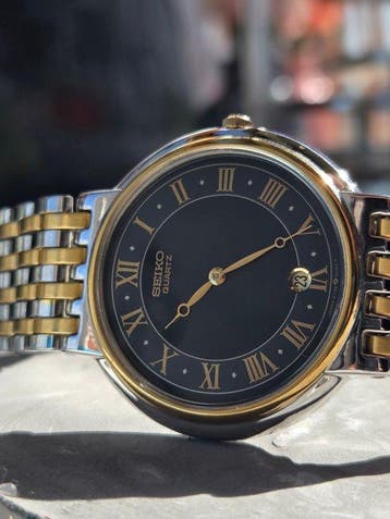 Seiko - Charcoal Dial - Roman Numerals - Zonder minimumprijs