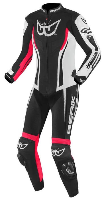 Berik Monza Dames Zwart Wit Roze 1-Delig Motorpak, Nieuw met kaartje, Verzenden, Overall, Dames