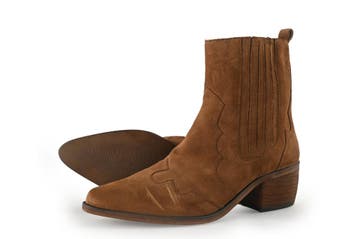 Manfield Cowboy laarzen in maat 39 Cognac, Overige kleuren, Verzenden, Zo goed als nieuw, Manfield