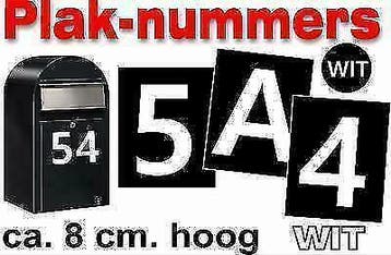 Containerstickers / nummerstickers / Huisnummer stickers, Tuin en Terras, Tuinwanddecoratie, Nieuw