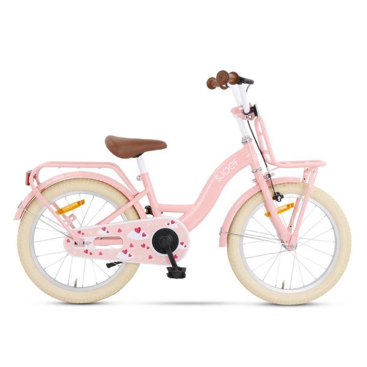 SJOEF Classic Meisjesfiets 18 inch - Roze, Fietsen en Brommers, Fietsen | Kinderfietsjes, 16 tot 20 inch, Verzenden