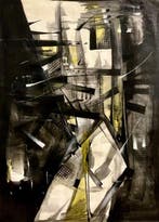 Polank (XX) - Energía y Estructura en Abstracción, Antiek en Kunst, Kunst | Schilderijen | Modern
