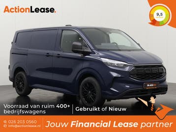 Ford Transit Custom Bestelbus L1 H1 2024 Diesel Automaat, Auto's, Automaat, Zwart, Blauw, Diesel