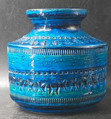 Bitossi - Aldo Londi - Vaas - Rimini Blu - Keramiek