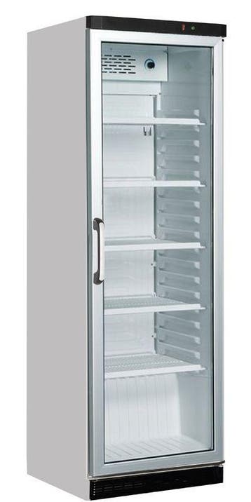Koelkast FS1380 Wit met Glazen Deur en LED Verlichting 358L, Verzenden, Nieuw in verpakking