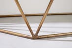 Filigraan console DIAMOND 90cm mango messing massief hout, Ophalen of Verzenden, Nieuw