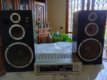 JVC - A-X30 (versterker) / S-77 (luidsprekers) Hifi-set -, Nieuw