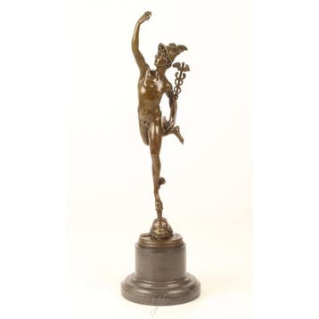 EEN BRONZEN BEELDHOUWWERK VAN MERCURY (Interieur), Verzenden, Nieuw