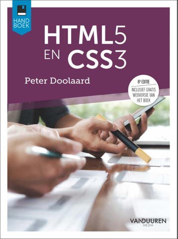 Handboek HTML5 en CSS 9789463562645, Zo goed als nieuw