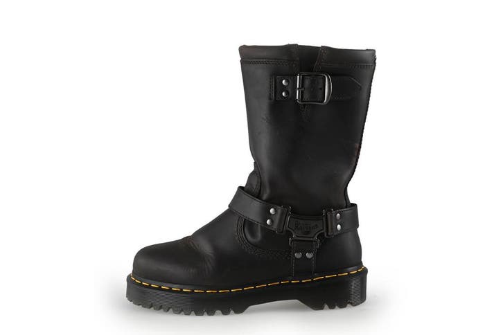 Dr. Martens Biker boots in maat 37 Grijs, Kleding | Dames, Schoenen, Grijs, Zo goed als nieuw, Overige typen, Verzenden