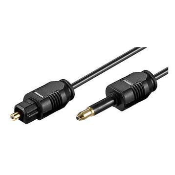 Optische kabel | M  M | Toslink naar mini Toslink | Goobay, Verzenden, Nieuw