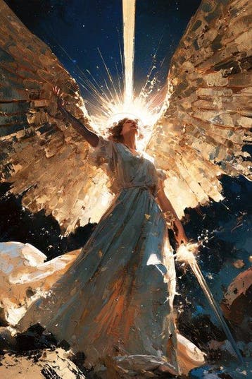 Iconica - Guardian Angel - unique 1/1 XXL (150 x 100 cm)