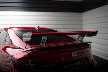 Maxton Carbon Spoiler met LED Honda Civic SI Mk10, Verzenden