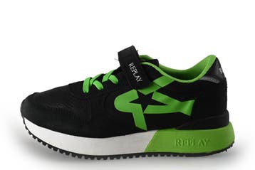Replay Sneakers Jongens in maat 33 Zwart, Jongen of Meisje, Schoenen, Zo goed als nieuw, Verzenden