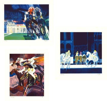 Paul Ambille (1930-2010) - Lot de trois lithographies -