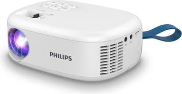 Philips NeoPix 113 HD Mini Beamer / Projector – Wit, Audio, Tv en Foto, Beamers, Verzenden, Zo goed als nieuw