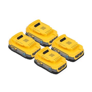 Startset: 4x DeWalt DCBP034-XJ XR Powerstack, origineel, Verzenden, Nieuw