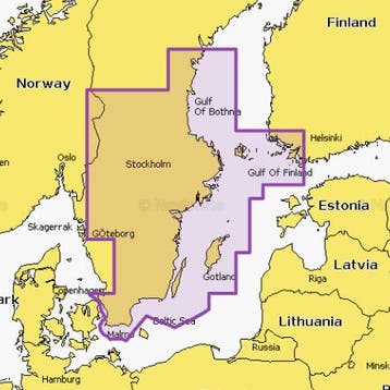 Navionics Waterkaart Platinum+ Regular NPEU079R Zuidoost Zwe, Ophalen of Verzenden, Nieuw