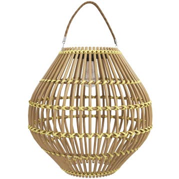 TRUUSK Solarlamp Rieten Tuinlamp - Waterdicht - Met Lichtsen, Verzenden, Nieuw