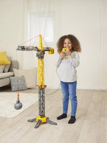 Simba Mighty Crane Hijskraan 110cm - Vanaf 3 jaar, Ophalen of Verzenden, Zo goed als nieuw