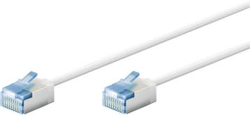 Ultrafclexibele  3M CAT 6A-patchkabel, slank, U/FTP, wit, Ophalen of Verzenden, Nieuw