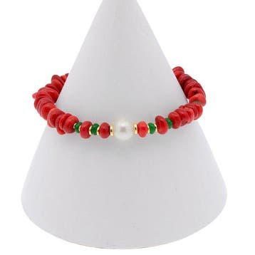 Zonder minimumprijs - Armband - 18 karaat Geel goud Parel -, Sieraden, Tassen en Uiterlijk, Nieuw