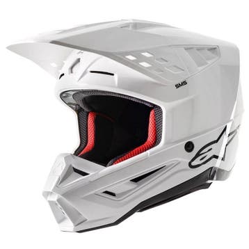 Alpinestars S-M5 Solid Helm Ece 22.06 Wit Glanzend, XXL, Nieuw met kaartje, Overige merken, Heren