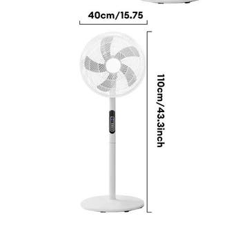 Staande Ventilator 40 cm met Afstandsbediening Timer, Verzenden, Nieuw