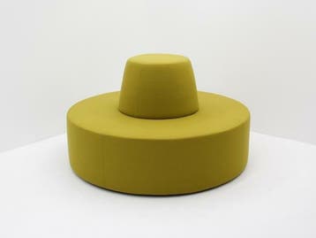 Zitelement Lande Dots Donut - stof okergeel - vloerdoppen, Werkplek, Ophalen of Verzenden, Gebruikt, Overige typen