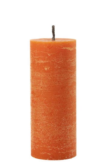 Buitenkaars Pilaar Paraffine Oranje Groot-45Uur, Verzenden, Nieuw