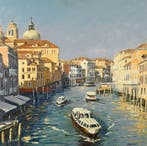 Michel Margueray (b. 1938) - Sur le Grand Canal, Venise