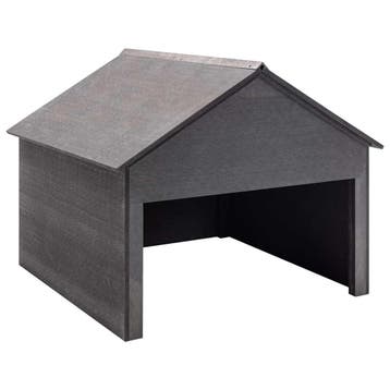 vidaXL Overkapping voor grasmaaier 80x80x70 cm HKC, Tuin en Terras, Verzenden, Nieuw