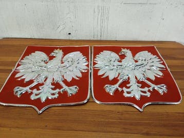 Reliëf, White Eagle Polish National Emblem - 46 cm -