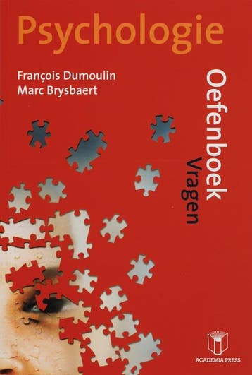 Psychologie oefenboek set vragen en oplossinge 9789038209289, Boeken, Psychologie, Zo goed als nieuw